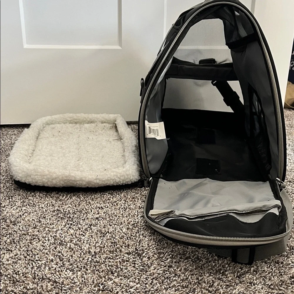 Black and Grey Small Pet Carrier
